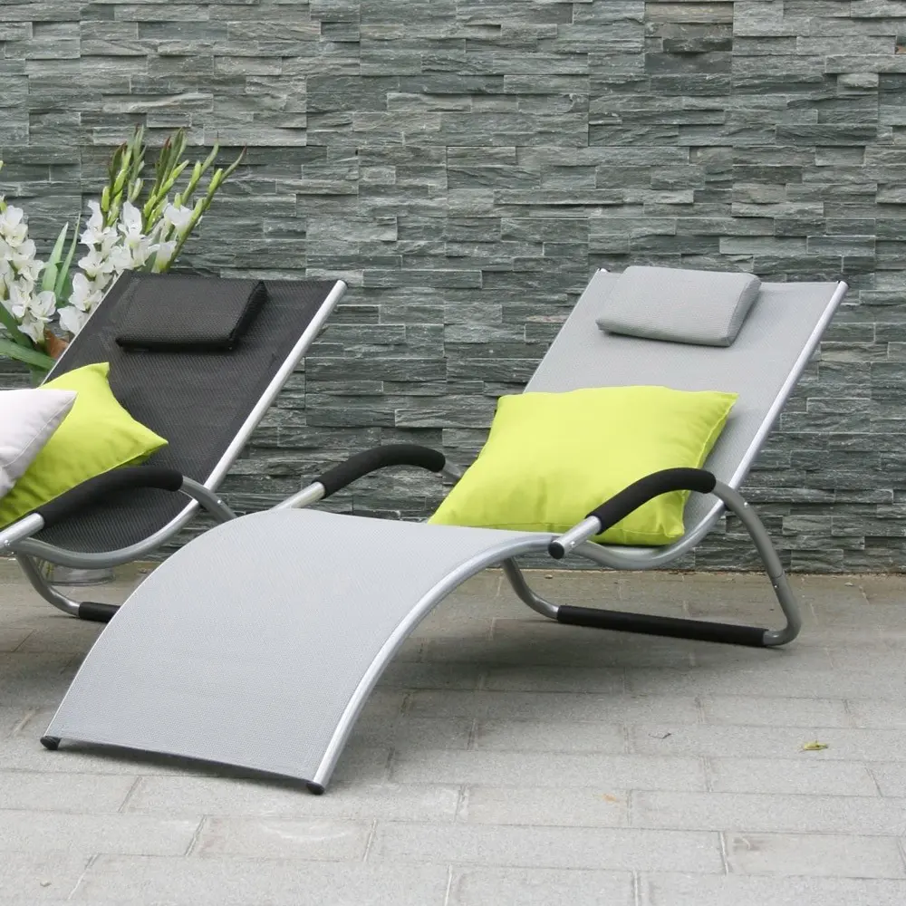Шезлонг-лежак ГРАЦИЯ MC-3039GC Grey (AG) | Интернет магазин Масса Мебель