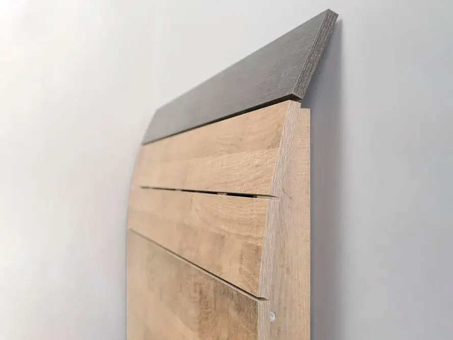 Кровать Трувор 11.34 N Дуб Гранж Песочный (Mob) | Интернет магазин Масса Мебель