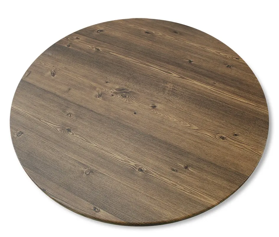 Стол обеденный круглый SHT-TU7-1 d-70 МДФ орех светлый/коричн.муар (цинк)  (SHF) | Интернет магазин Масса Мебель