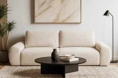 Диван прямой Эклипс (Бежевый)