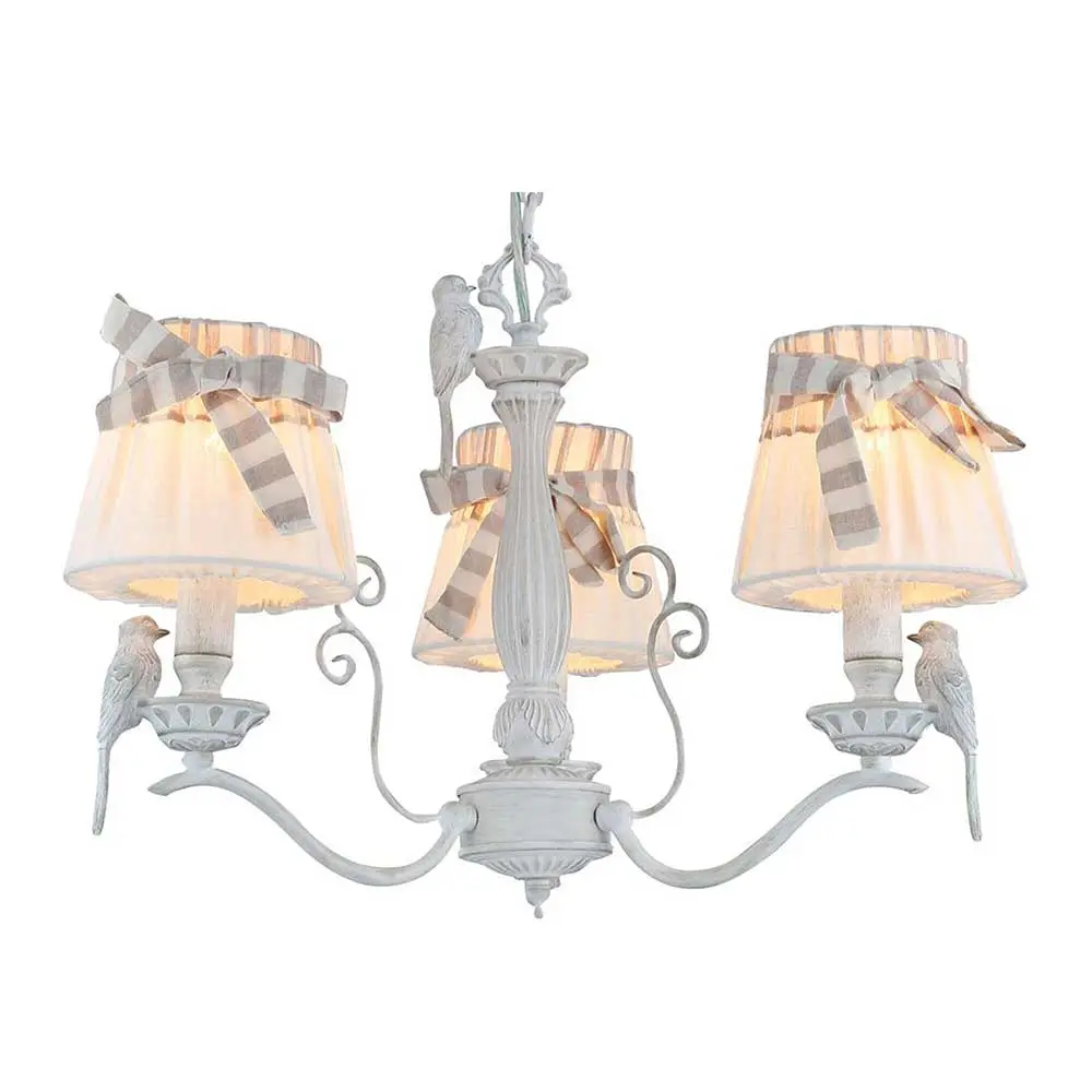 Люстра (3 лампы) Maytoni коллекция Bird ARM013-03-W | Интернет магазин Масса Мебель