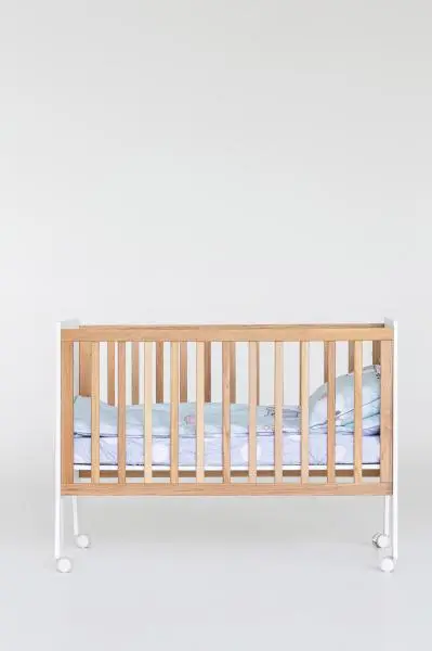 Кроватка-стол Mia белый/дерево (ANT) 