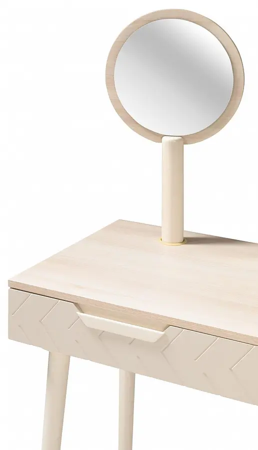 Зеркало для стола туалетного Сканди Жемчужно-белый (RH) | Интернет магазин Масса Мебель