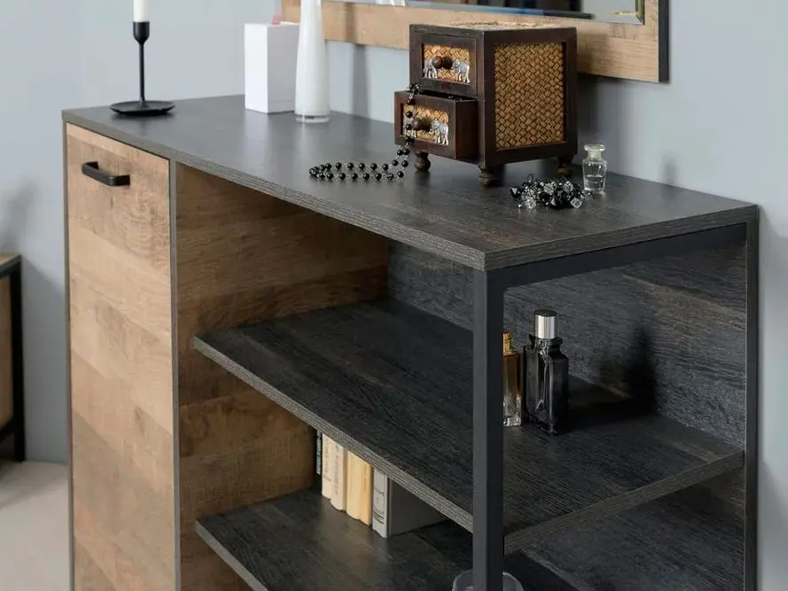 Комод комбинированный Трувор 13.307.01 N Дуб Гранж Песочный (Mob) | Интернет магазин Масса Мебель