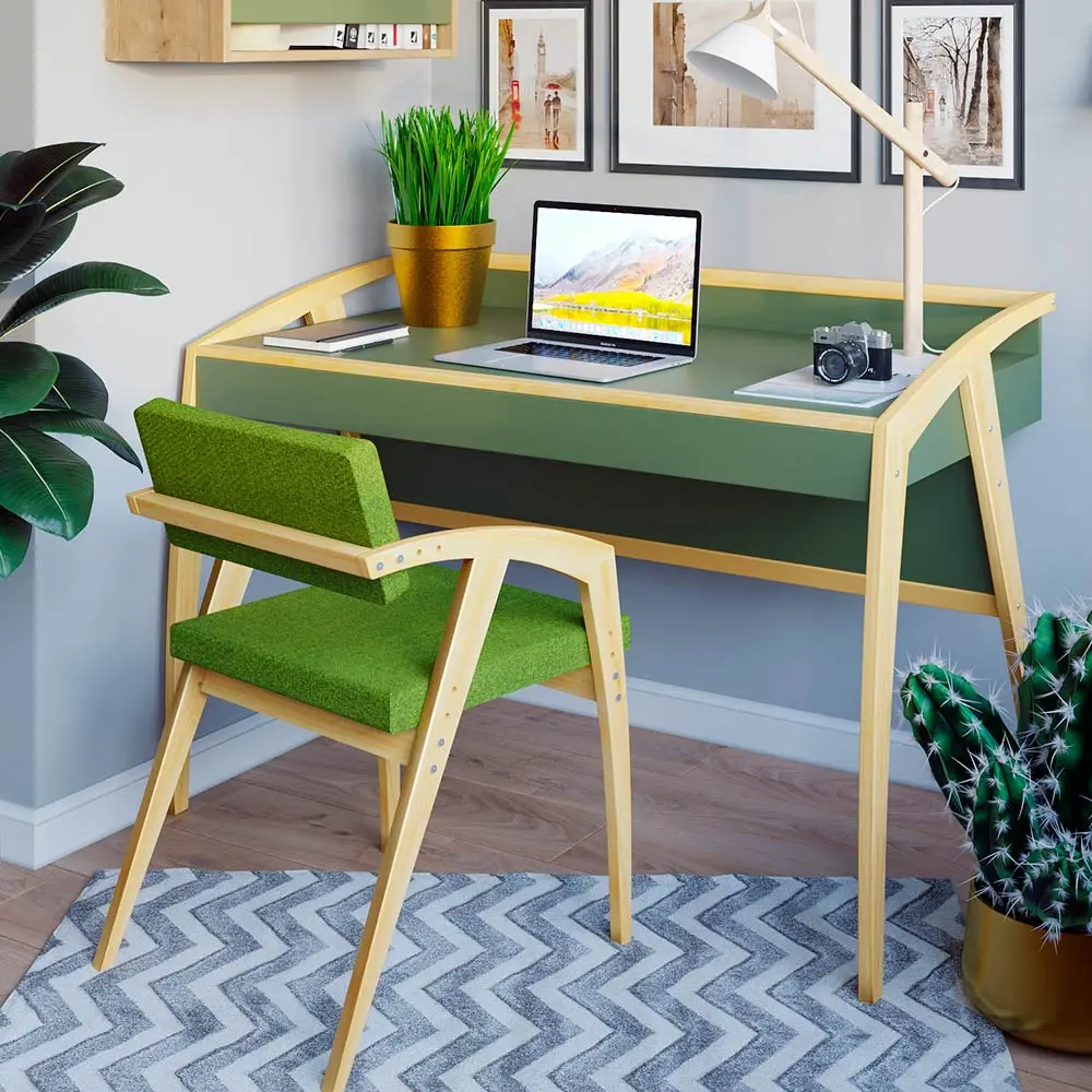 Стол письменный подростковый Бруно массив (POP)