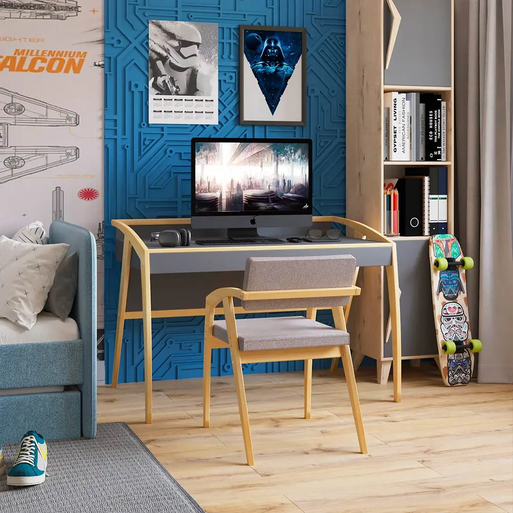 Стол Робин Wood Бруно темно-серый (POP) (Темно-серый)