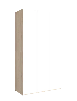 Шкаф распашной 1200 (Бежевый/Белый)