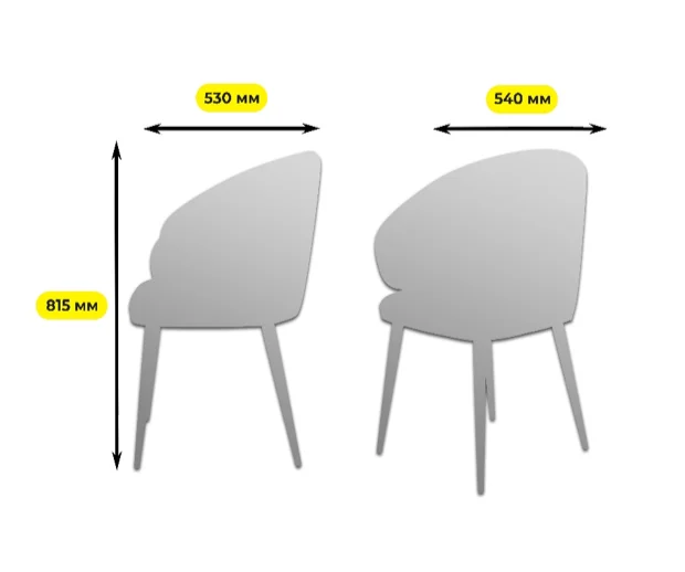 Стул мягкий Люмен | Интернет магазин Масса Мебель