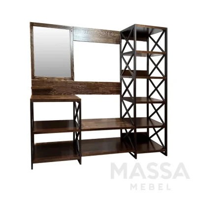 Прихожая Лофт 2 ARG (Темно-коричневый)