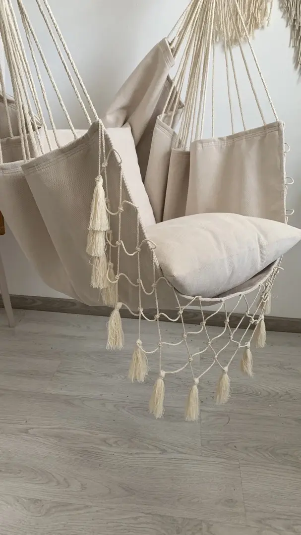 Кресло-гамак "базовая модель с бахромой"