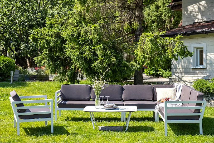 "Глория" модульная лаунж-зона из алюминия (sis) | Интернет магазин Масса Мебель