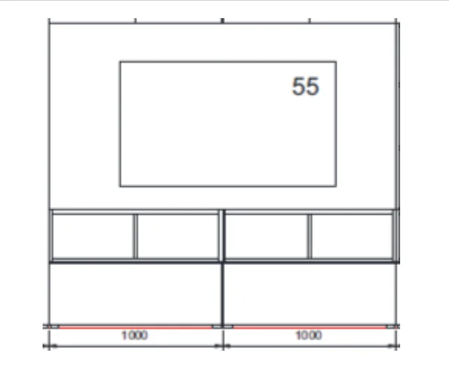 Гостиная MASSA композиция 5 с тумбой ТВ  Выставочный образец - интернет магазин Масса Мебель