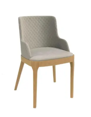 Стул мягкий Лумиер (Светлый Дуб/Бежевый)