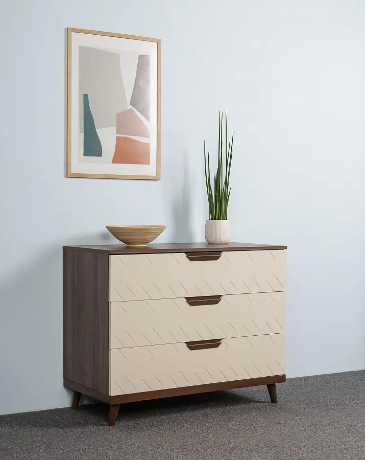 Комод 3 ящика Сканди (RH)