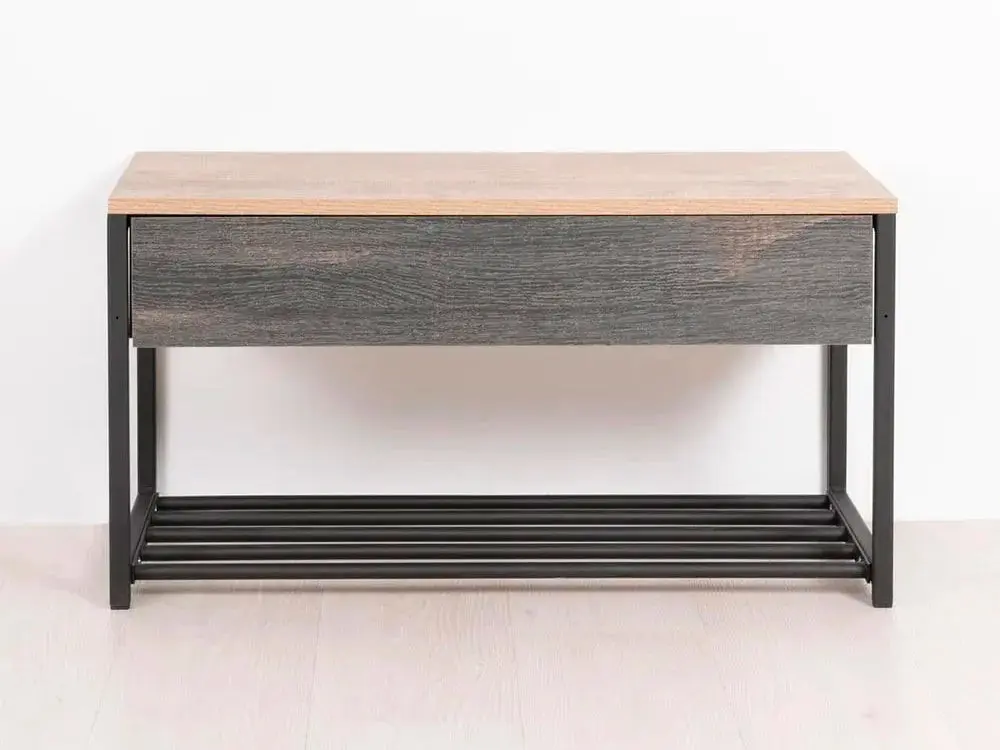 Банкетка для обуви Трувор 13.241.03 N Дуб Гранж Песочный (Mob) | Интернет магазин Масса Мебель