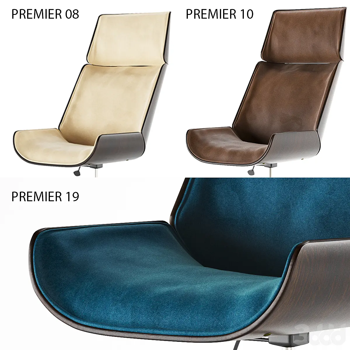 Кресло  Оксфорд-1 (Вишня/Премьер 19 бирюза) GT