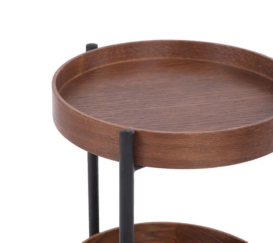 Стол журнальный Тобол-1 шпон, орех американский (GT) 