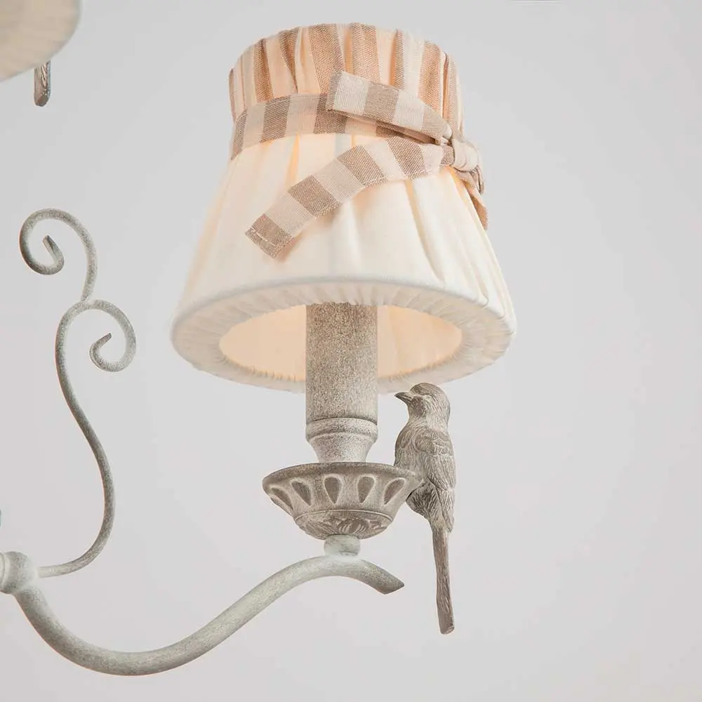 Люстра (3 лампы) Maytoni коллекция Bird ARM013-03-W | Интернет магазин Масса Мебель