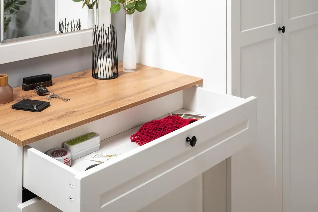 Комплект мебели в прихожую Остин №1 Белый/Дуб золотой (Mob)