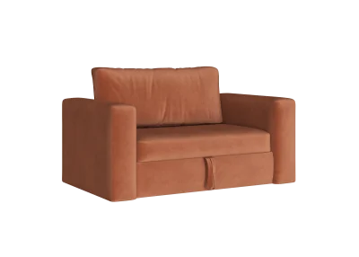 Диван к кровати-трансформер (Оранжевый)