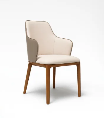 Cтул мягкий Ласкала (Темный Орех /Бежевый)