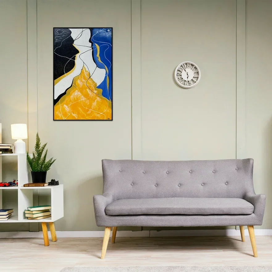 Картина текстурная "День и Ночь" акрил (TM) - интернет магазин Масса Мебель