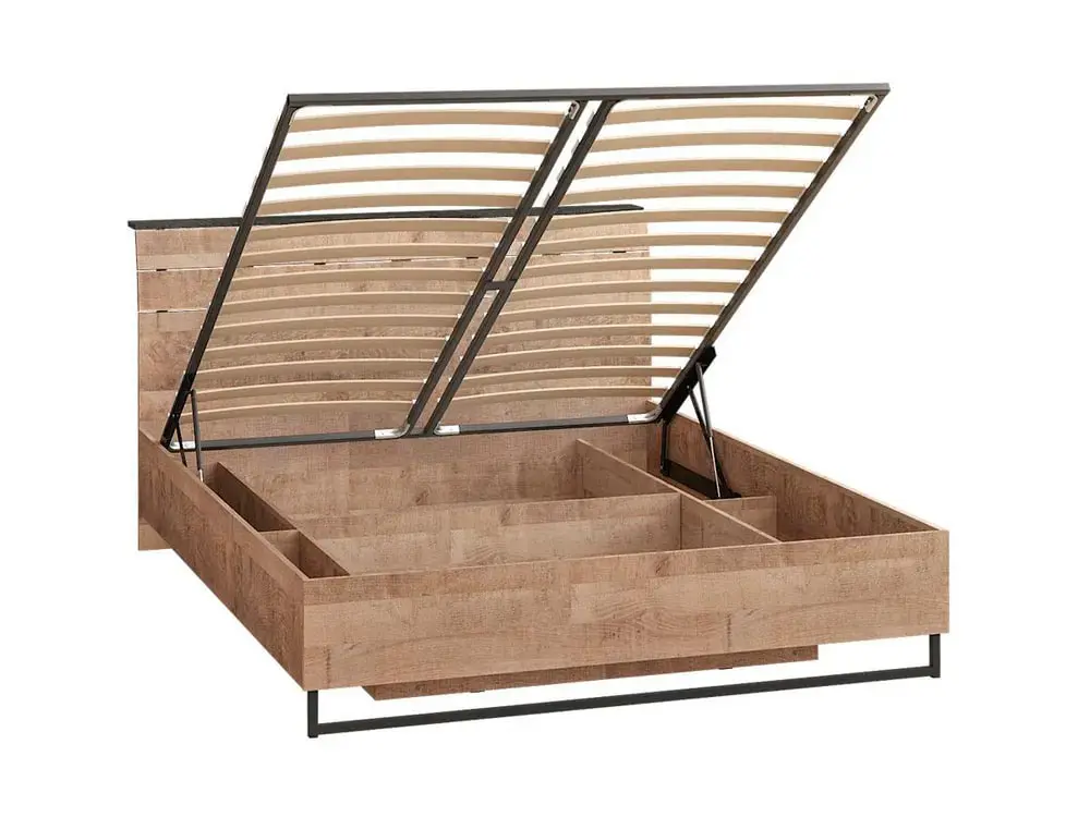 Кровать Трувор 11.34 N Дуб Гранж Песочный (Mob) | Интернет магазин Масса Мебель