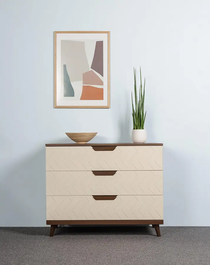 Комод 3 ящика Сканди (RH) | Интернет магазин Масса Мебель