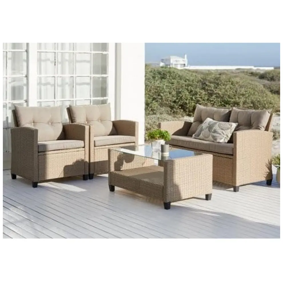 Комплект плетеной садовой мебели AFM-804C Grey (AG)