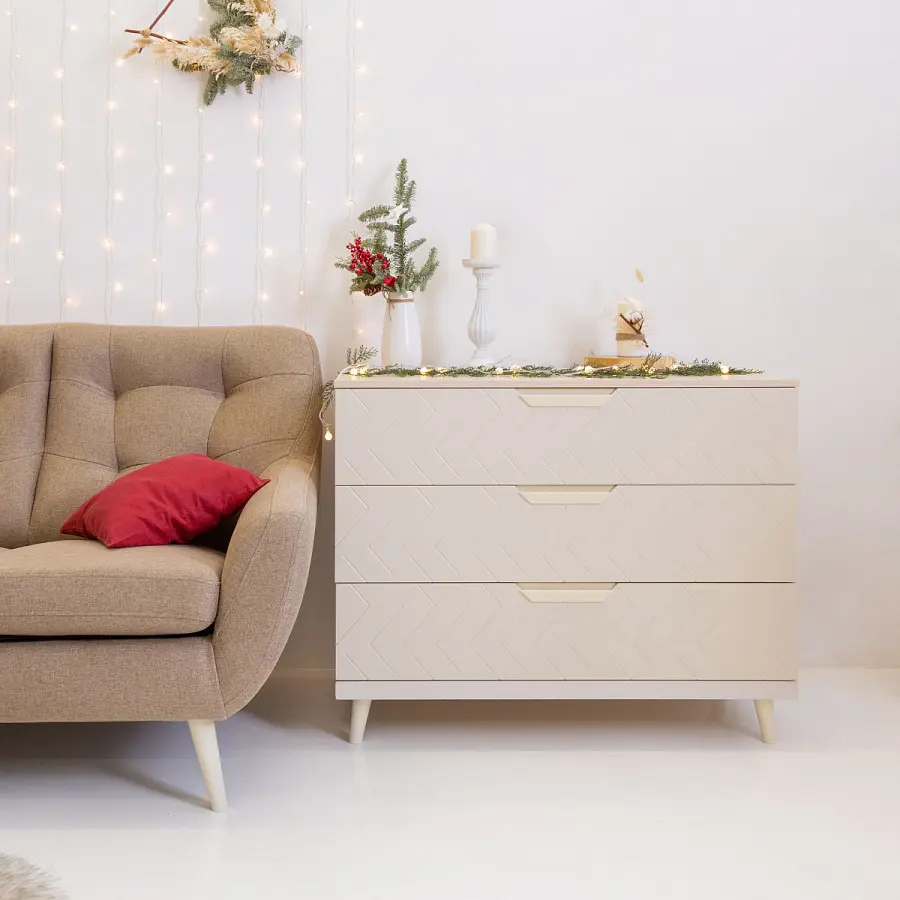 Комод 3 ящика Сканди (RH) | Интернет магазин Масса Мебель