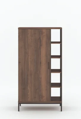 Шкаф Loft 3 Бетон Чикаго/Дуб Галифакс Олово (ANT) Выставочный образец