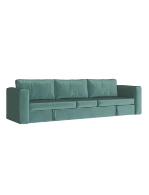 Диван большой к кровати-трансформер (Зеленый)
