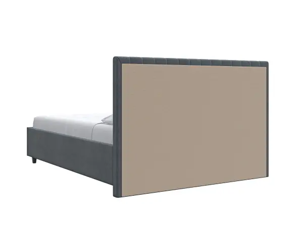 Кровать мягкая двуспальная Саманта 140х200 (MSS) (Серый)