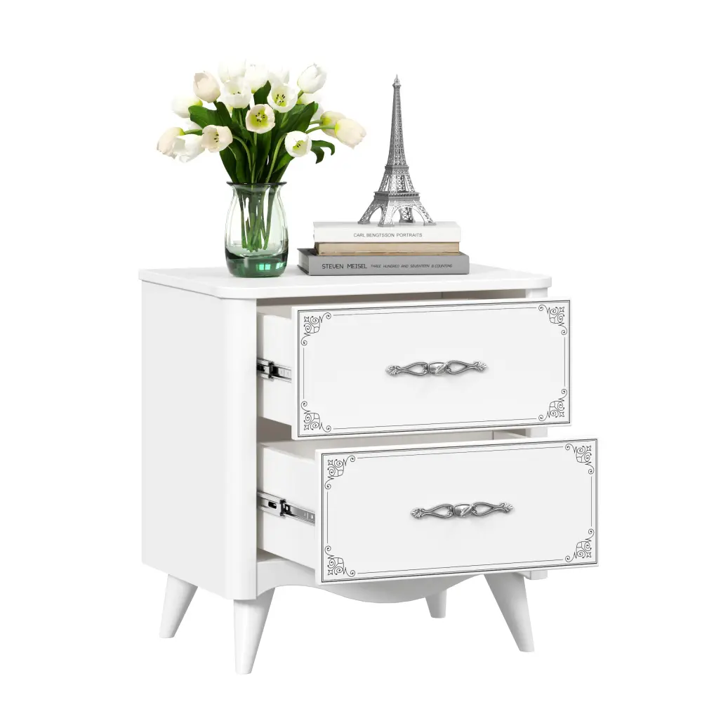 Тумба прикроватная Элис (Белый) ЛД | Интернет магазин Масса Мебель