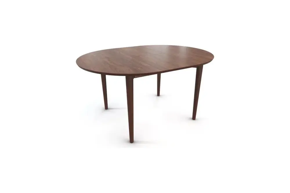 Стол обеденный круглый Морена Светлый Дуб (Темный Орех)