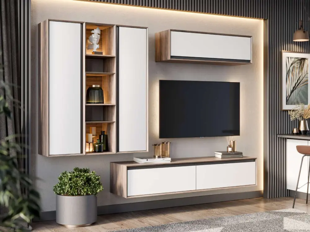 Шкаф навесной 1200 Электра ЛД 452.050.000 (ЛД)  | Интернет магазин Масса Мебель