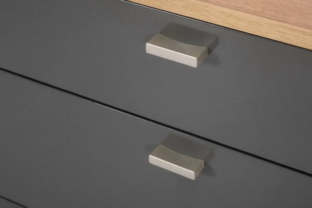 Комод Фиджи 1200  (Дуб Золотой/Антрацит) ЛД - интернет магазин Масса Мебель