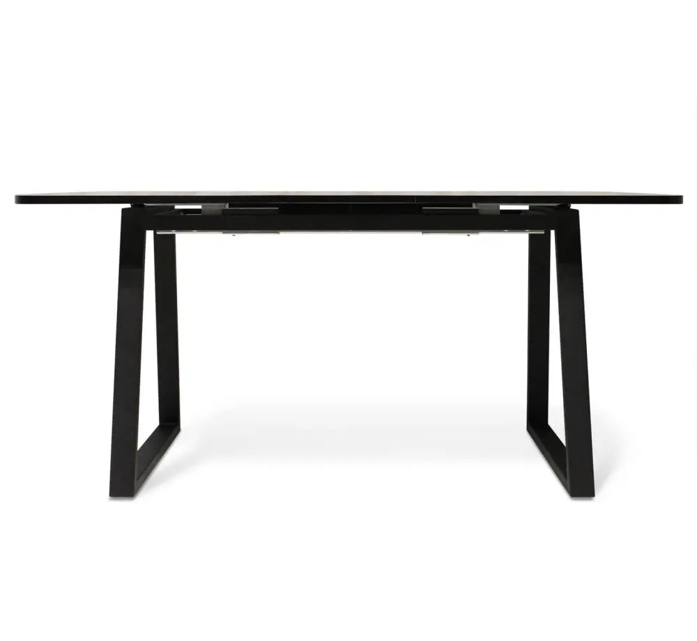 Стол раздвижной SHT-T40/130-160 дуб аляска / черный (SHF) | Интернет магазин Масса Мебель