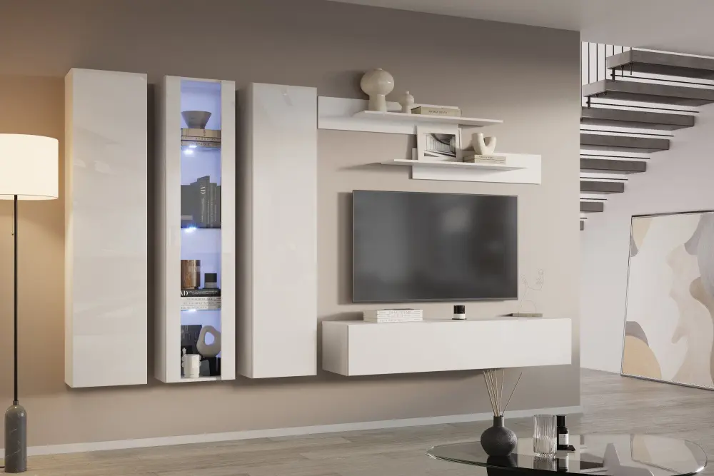 Шкаф навесной Point Т-40 Белый глянец (NK) - интернет магазин Масса Мебель