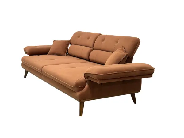 Диван прямой Bella Tile 320, кирпичный велюр (Турция)