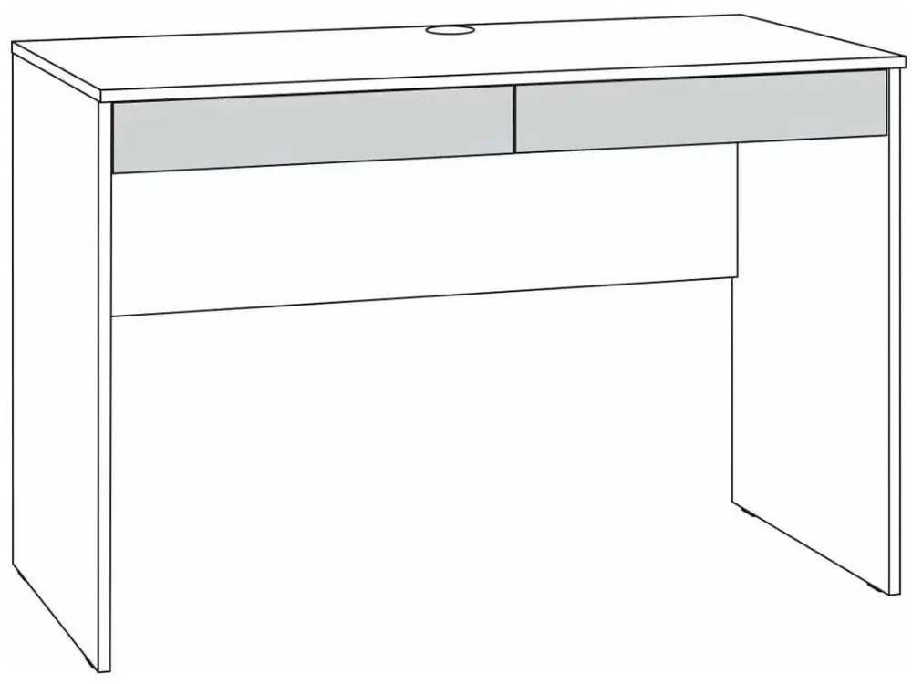 Стол письменный Трувор 12.69  Дуб Гранж Песочн (Mob) | Интернет магазин Масса Мебель