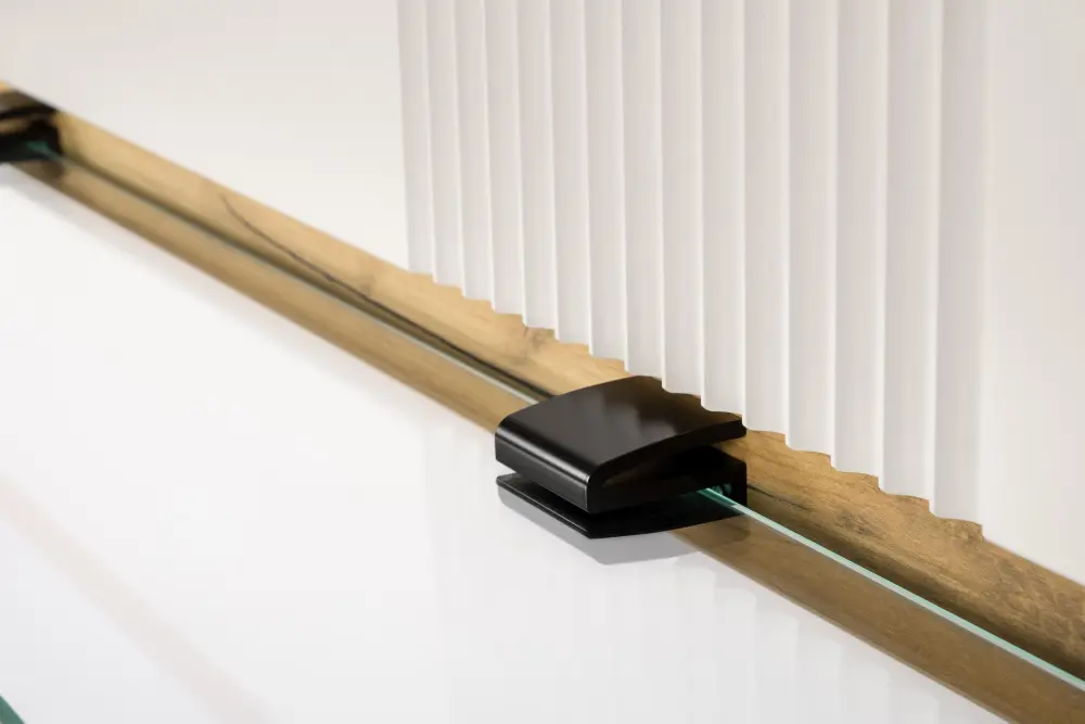 Полка навесная 1400 Бари (Дуб Золотой/Белый) ЛД | Интернет магазин Масса Мебель