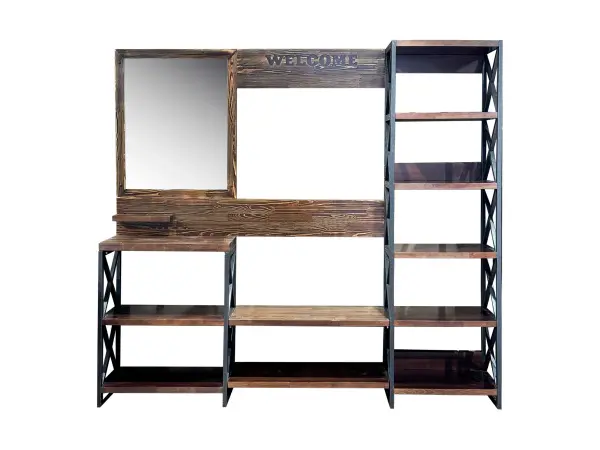 Прихожая Лофт 2 ирокко морение (ARG) - интернет магазин Масса Мебель