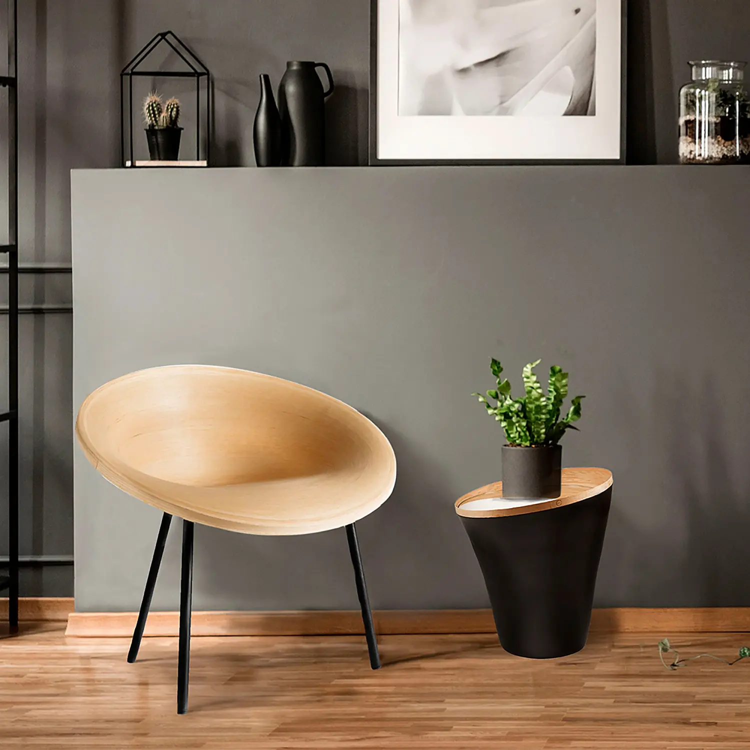 Кресло - стул SANG шпон (MON)