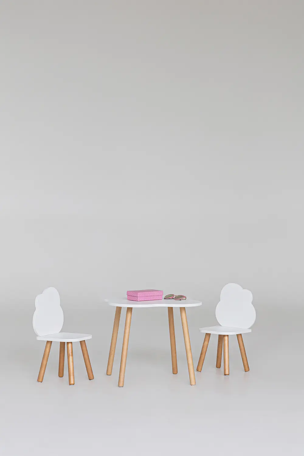 Стул "Облако" белый/ дерево ДМ002 (ANT)