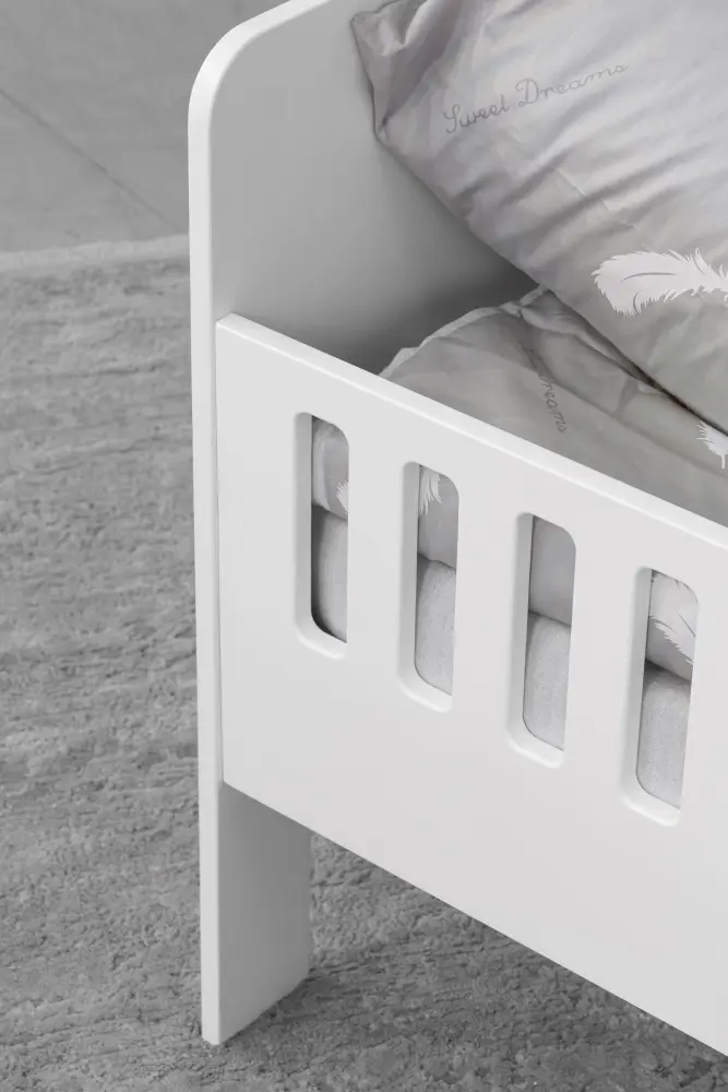 Кровать подростковая Fiora без ящиков, белый (ANT)  | Интернет магазин Масса Мебель