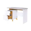 Стол письменный Сканди Белый снег/Орех лион (CLP) 