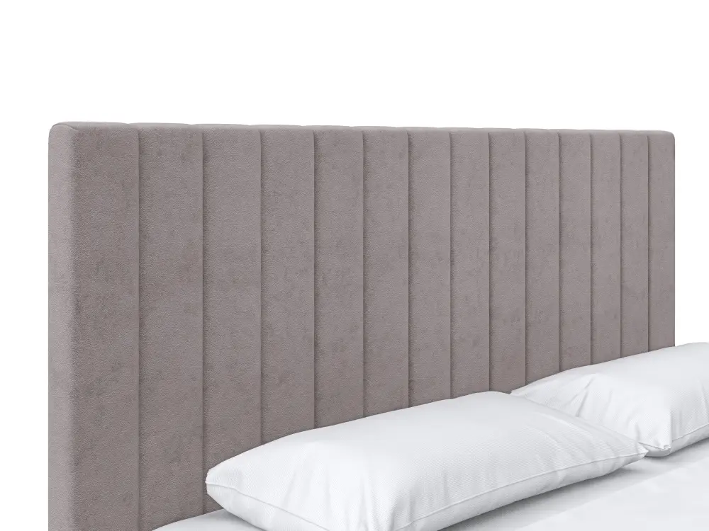 Кровать мягкая двуспальная Саманта 160х200 (MSS) (Коричневый)