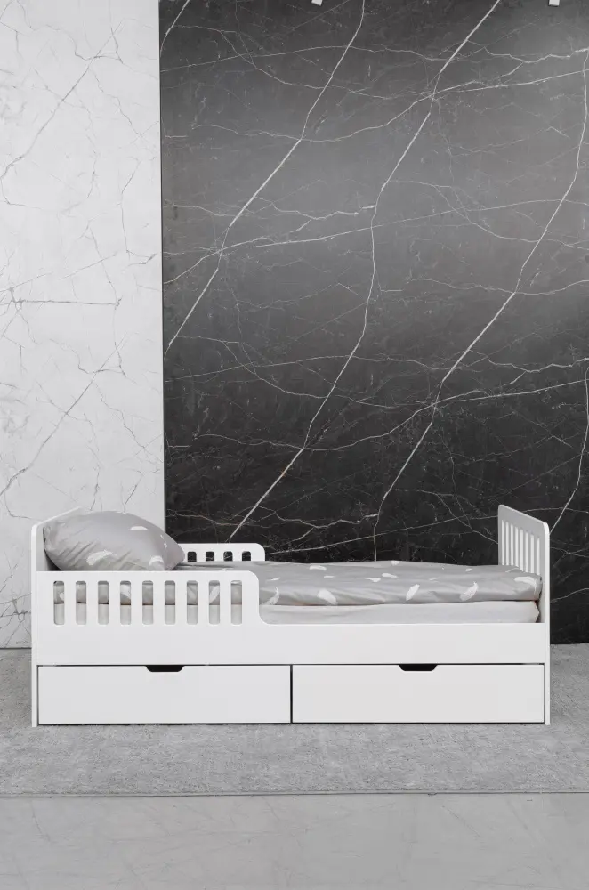 Кровать подростковая Fiora без ящиков, белый (ANT)  | Интернет магазин Масса Мебель