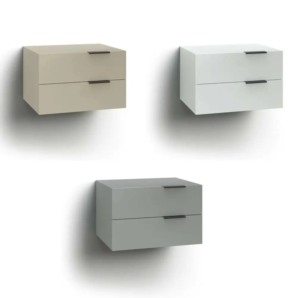 Тумба подвесная 2 ящика Loft Luce (MNT) | Интернет магазин Масса Мебель